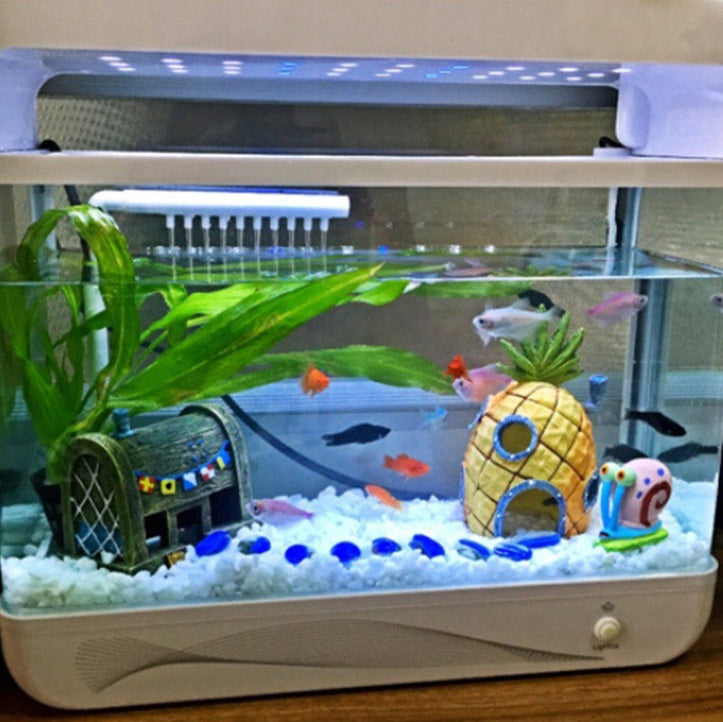 Maison ananas Bob l'éponge pour aquarium