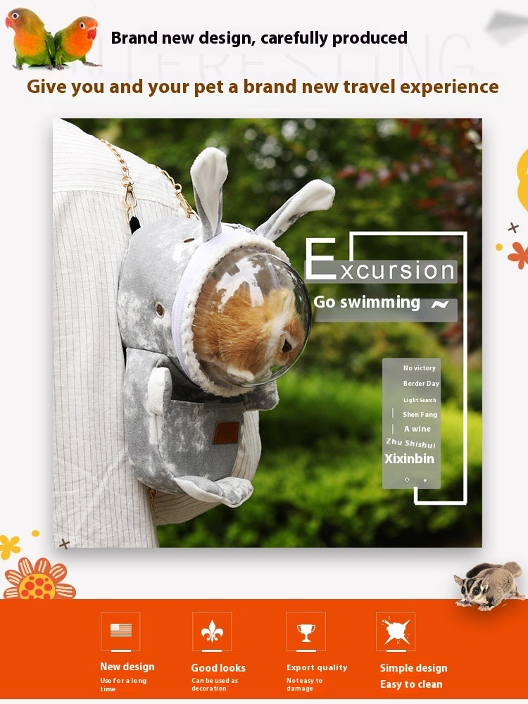 Sac de voyage en bandoulière Space Rabbit