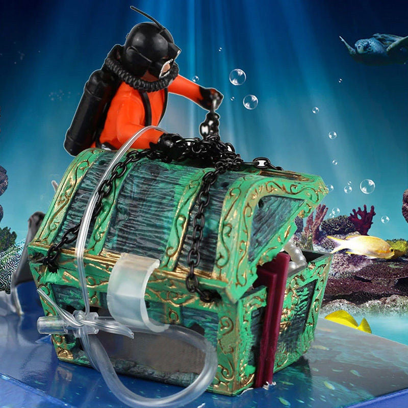 Décoration d'aquarium Trésor marin