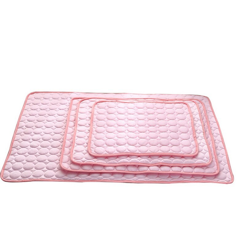 Coussin rafraîchissant en soie glacée pour chien et chat, idéal pour l'été