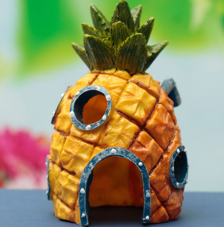 Maison ananas Bob l'éponge pour aquarium