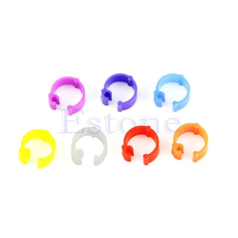 Numbered leg rings's 7 colors