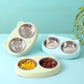 CatEase Double Bowl Feeding Station