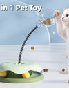 2-in-1 Cat Treat Dispenser Toy