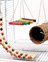 Wooden Bird Swing & Climbing Ladder