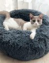 Calming Plush Cat Bed