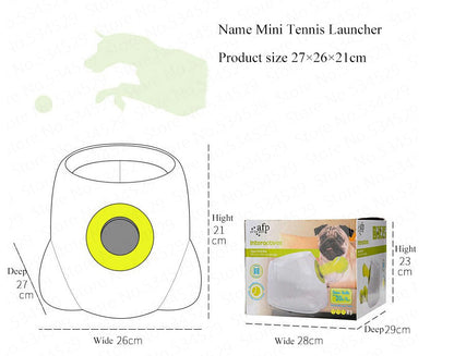 Lanceur de balles interactif automatique pour chien