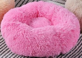 Calming Plush Cat Bed