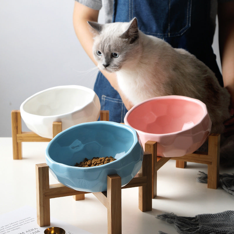 Oblique Cat Bowl