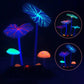 Eco-Friendly Lotus Leaf & Mushroom Aquarium Decoration