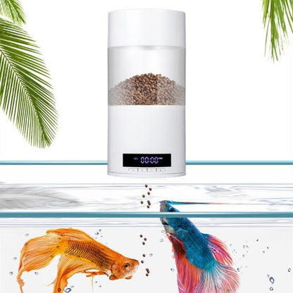 Automatic Fish Feeder for Aquariums: Feeding fish