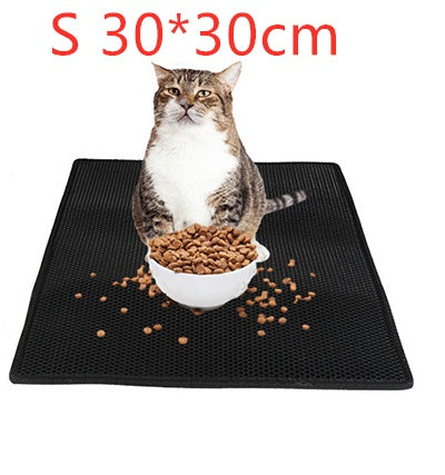 Honeycomb Cat Litter Mat: Leak-Proof Protection