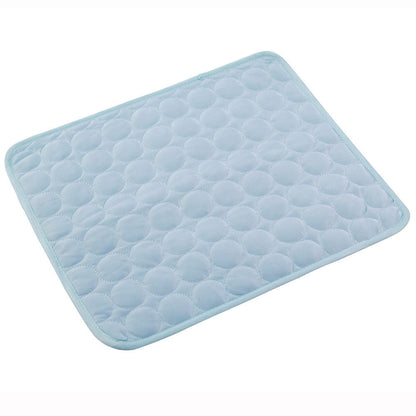 Coussin rafraîchissant en soie glacée pour chien et chat, idéal pour l'été