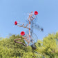 Elegant Hummingbird Feeder with Suction Cups