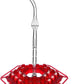 Hanging Red Hexagonal Hummingbird Feeder