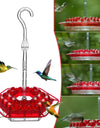 Hanging Red Hexagonal Hummingbird Feeder