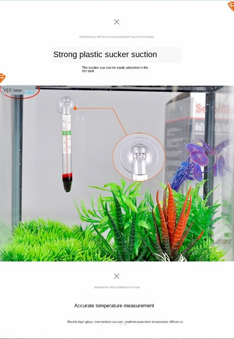 Aquarium Thermometer: suction