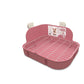 Pink Practical Rabbit Litter Box