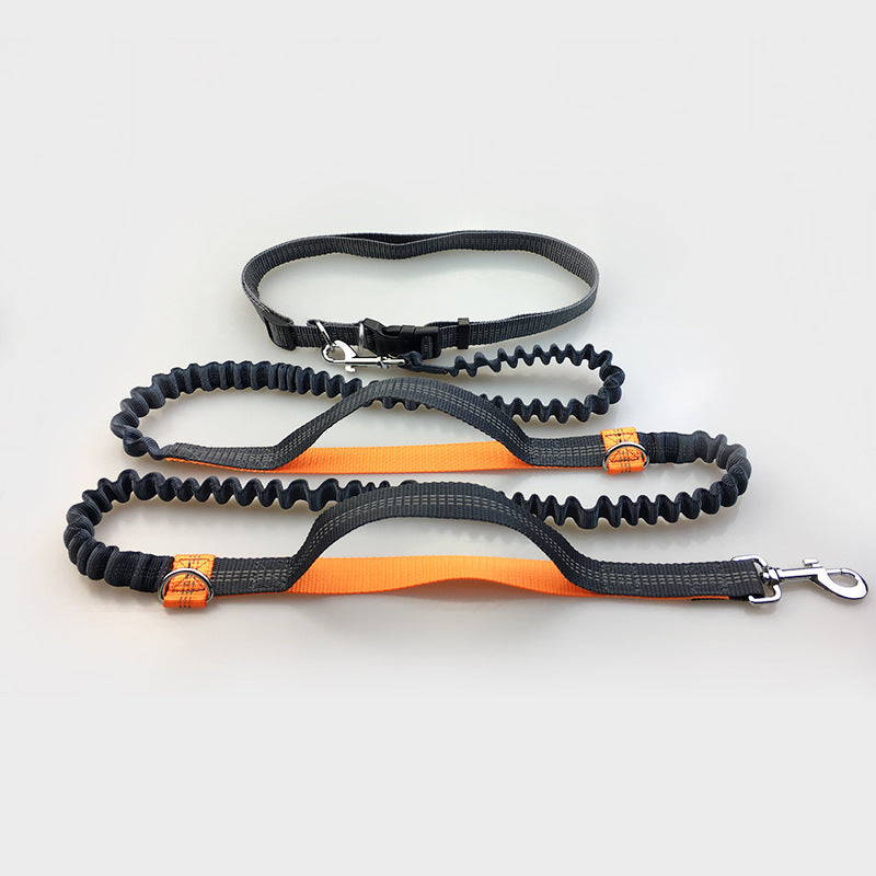 Multi-Function Running Reflective Pull Leash