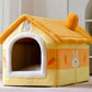 Warm and Durable Pet Shelter with Plush Interior