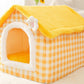 Warm and Durable Pet Shelter with Plush Interior