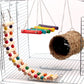 Wooden Bird Swing & Climbing Ladder