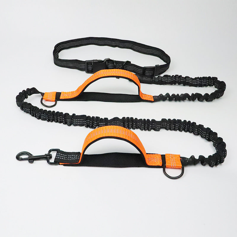 Multi-Function Running Reflective Pull Leash