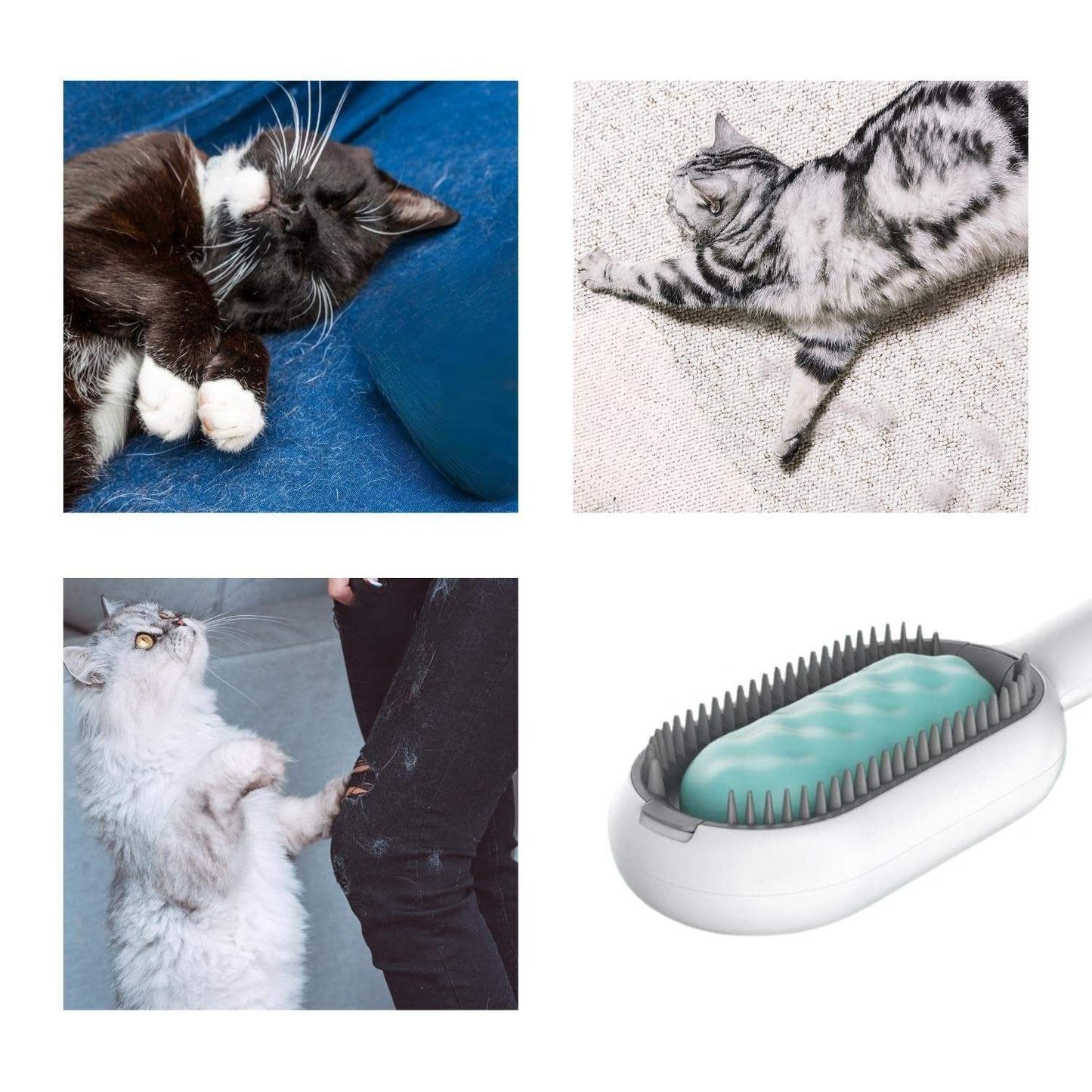 Water-Infused Cat Grooming Brush