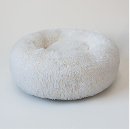 Calming Plush Cat Bed