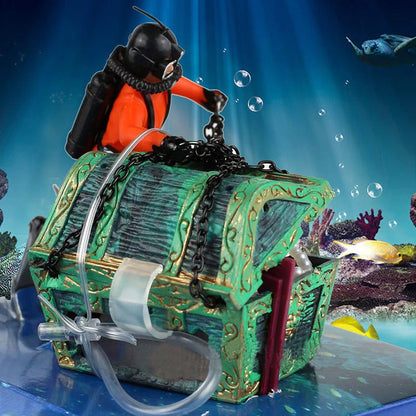 Décoration d'aquarium Trésor marin