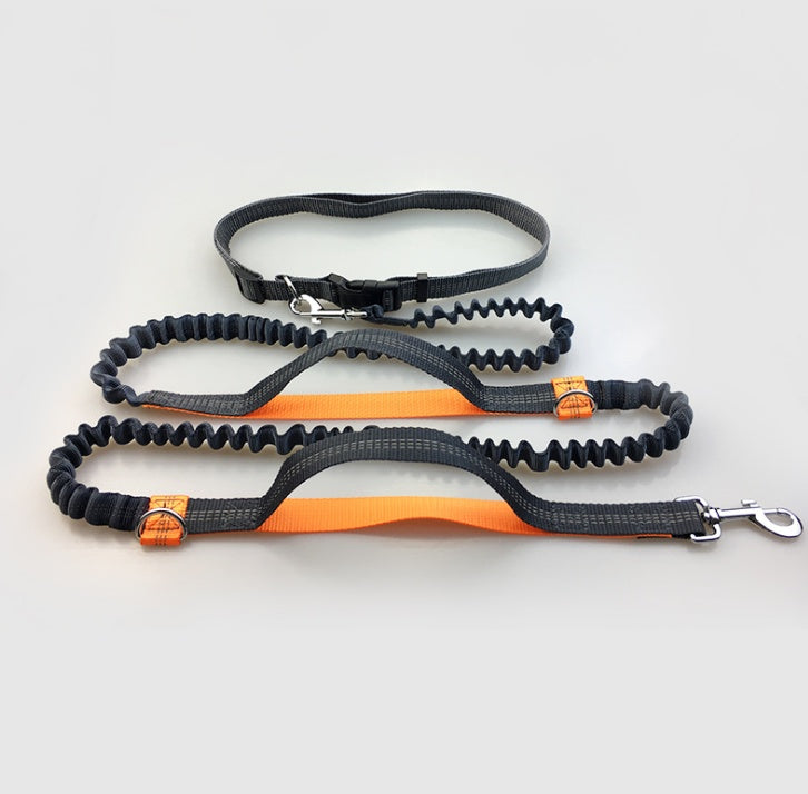 Multi-Function Running Reflective Pull Leash