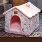 Warm and Durable Pet Shelter with Plush Interior