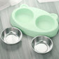 CatEase Double Bowl Feeding Station