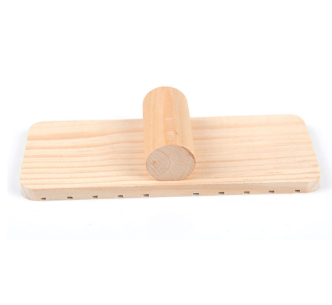 Wooden Seesaw for Hamsters: back side