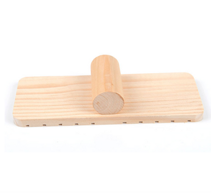 Wooden Seesaw for Hamsters: back side