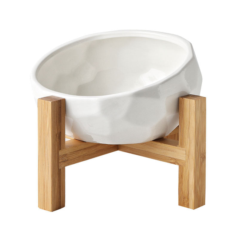 Oblique Cat Bowl