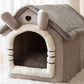 Warm and Durable Pet Shelter with Plush Interior