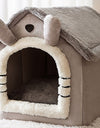 Warm and Durable Pet Shelter with Plush Interior