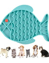 Fish-Shaped Slow Feeding Tray for Cats