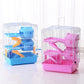 Luxurious Three-storey Hamster Villa Cage: blue and pink