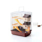 Luxurious Three-storey Hamster Villa Cage: brown