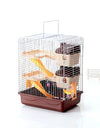 Luxurious Three-storey Hamster Villa Cage: brown