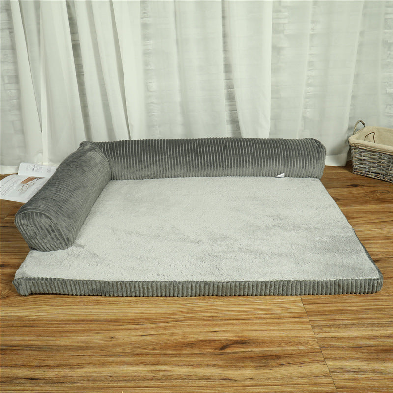 Luxury Corduroy Dog Bed