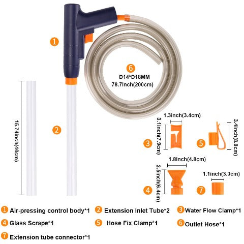 Easy Fish Tank Water Changer: Features