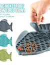 Fish-Shaped Slow Feeding Tray for Cats