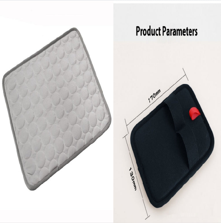 Coussin rafraîchissant en soie glacée pour chien et chat, idéal pour l'été