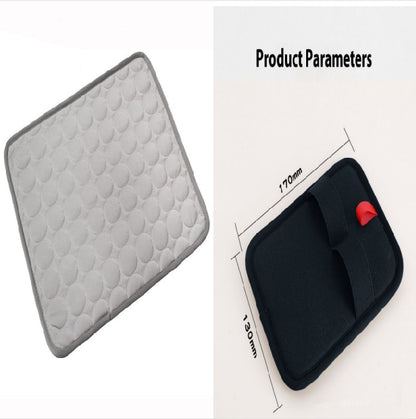 Coussin rafraîchissant en soie glacée pour chien et chat, idéal pour l'été