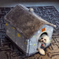 Warm and Durable Pet Shelter with Plush Interior