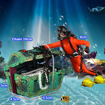 Décoration d'aquarium Trésor marin