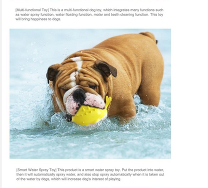 Jouet aquatique électrique Splash Pup